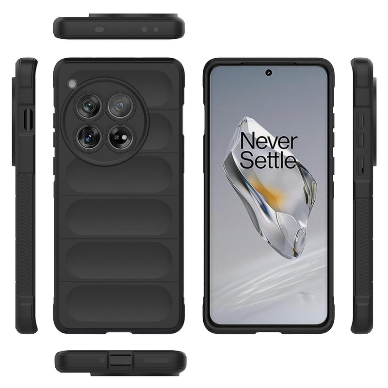 Shield Silicone - Mobile Back Cover for OnePlus 12 5G - 6.82 Inches