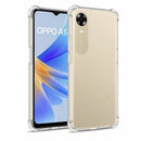 nPlusOne clear TPU back cover fitted on OPPO A17K 4G