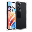 nPlusOne clear TPU back cover fitted on OPPO A38 4G