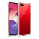 nPlusOne clear TPU back cover fitted on OPPO A3S 4G