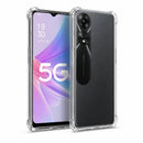 nPlusOne clear TPU back cover fitted on OPPO A58 5G
