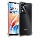 nPlusOne clear TPU back cover fitted on OPPO A59 2023 5G