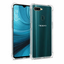 nPlusOne clear TPU back cover fitted on OPPO A5S 4G