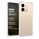 nPlusOne clear TPU back cover fitted on OPPO A6 Pro 5G