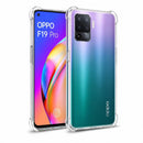 nPlusOne clear TPU back cover fitted on OPPO F19 Pro 4G