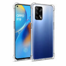 nPlusOne clear TPU back cover fitted on OPPO F19 4G