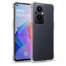 nPlusOne clear TPU back cover fitted on OPPO F21 Pro 5G