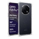 nPlusOne clear TPU back cover fitted on OPPO F29 Pro 5G