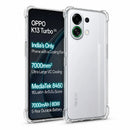 nPlusOne clear TPU back cover fitted on OPPO K13 Turbo 5G