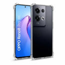 nPlusOne clear TPU back cover fitted on OPPO Reno 8 Pro 5G