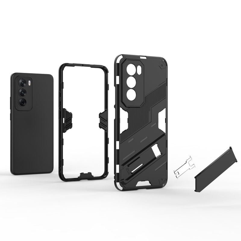 Elegant Armour - Mobile Back Case for Oppo Reno 12 5G - 6.7 Inches