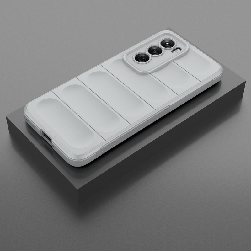 Shield Silicone - Mobile Back Cover for Oppo Reno 12 5G - 6.7 Inches - (INR 159 Only for Prepaid Orders)