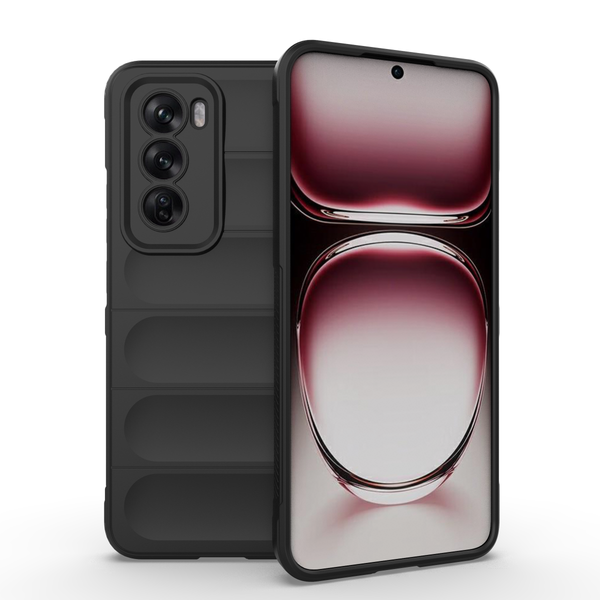 Shield Silicone - Mobile Back Cover for Oppo Reno 12 5G - 6.7 Inches - (INR 199 Only for Prepaid Orders)