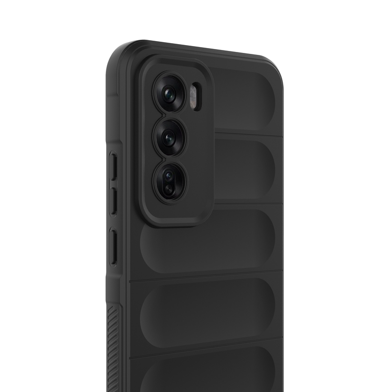 Shield Silicone - Mobile Back Cover for Oppo Reno 12 Pro 5G - 6.7 Inches