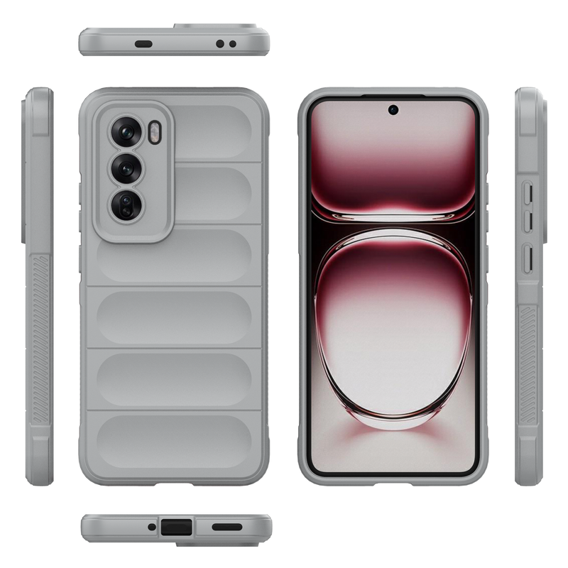 Shield Silicone - Mobile Back Cover for Oppo Reno 12 Pro 5G - 6.7 Inches