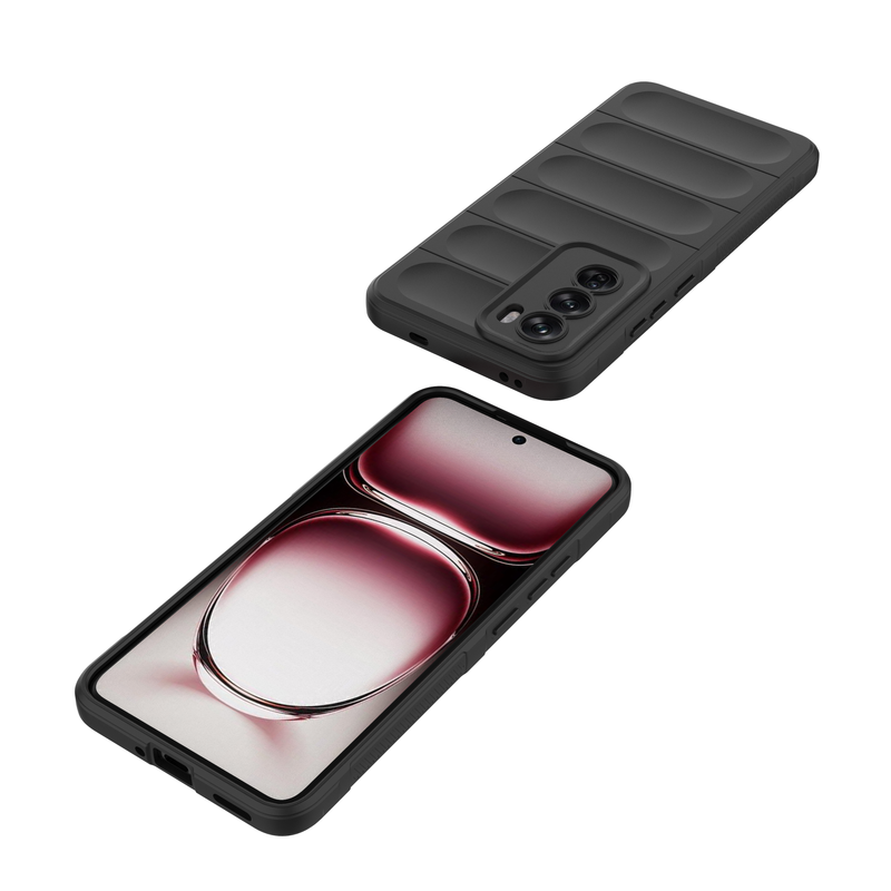 Shield Silicone - Mobile Back Cover for Oppo Reno 12 Pro 5G - 6.7 Inches
