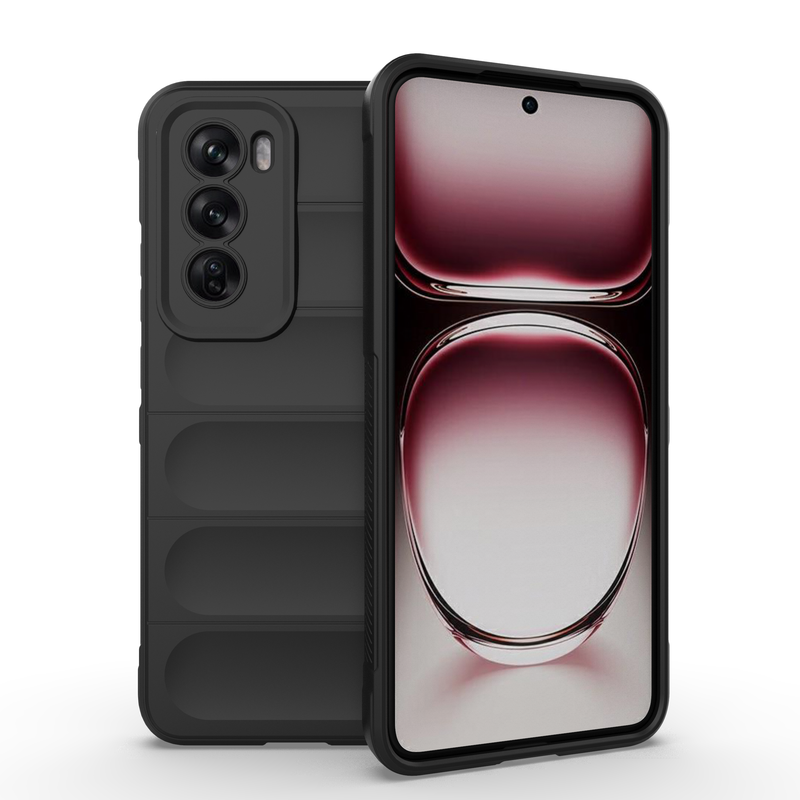 Shield Silicone - Mobile Back Cover for Oppo Reno 12 Pro 5G - 6.7 Inches