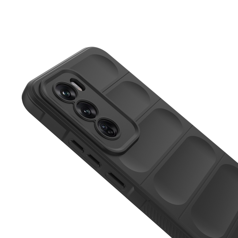Shield Silicone - Mobile Back Cover for Oppo Reno 12 Pro 5G - 6.7 Inches
