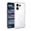 nPlusOne Clear TPU Back Cover for OPPO Reno 16C 5G (6.57") - Transparent Shockproof Slim Case