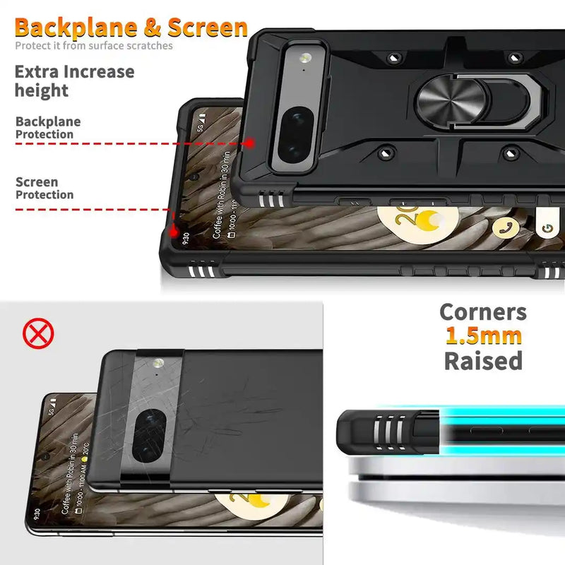 Oynx Robot - Mobile Back Case for Google Pixel 7 5G - 6.3 Inches - (INR 299 For Prepaid Order Only)