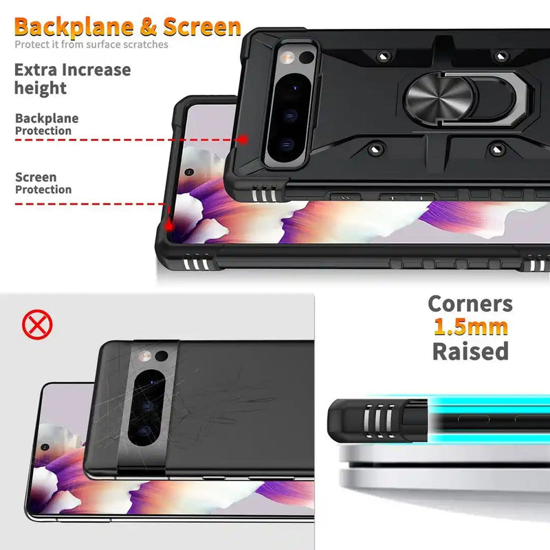 Oynx Robot - Mobile Back Case for Google Pixel 8 Pro 5G - 6.7 Inches - (INR 299 For Prepaid Order Only)