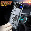 Onyx Robot Back Case for Samsung Galaxy Z Flip3 5G (6.7") | Shockproof Case | Ring Holder Case | Traveller Case