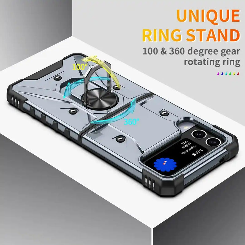 Oynx Robot - Mobile Back Case for Samsung Galaxy Z Flip4 5G - 6.7 Inches - (INR 499 For Prepaid Order Only)