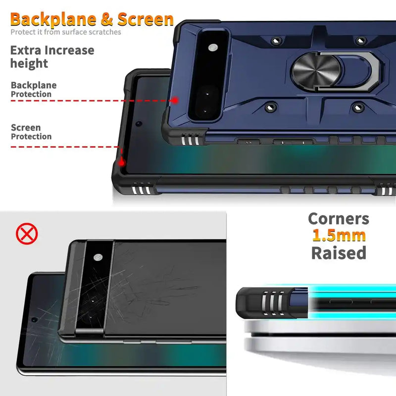 Oynx Robot - Mobile Cover for Google Pixel 6A 5G - 6.1 Inches - (INR 299 For Prepaid Order Only)