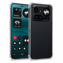 nPlusOne Clear TPU Back Cover for Nothing Phone 4a Pro (6.83") - Transparent Shockproof Slim Case
