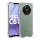 nPlusOne clear TPU back cover fitted on POCO C61 4G