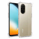 nPlusOne clear TPU back cover fitted on POCO C71 4G