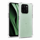 nPlusOne clear TPU back cover fitted on POCO C85 5G