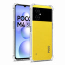 nPlusOne clear TPU back cover fitted on POCO M4 5G