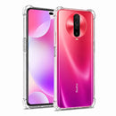 nPlusOne clear TPU back cover fitted on POCO X2 4G