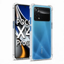 nPlusOne clear TPU back cover fitted on POCO X4 Pro 5G