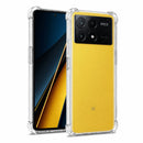 nPlusOne clear TPU back cover fitted on POCO X6 Pro 5G