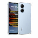 nPlusOne Clear TPU Back Cover for POCO C81x (6.88") - Transparent Shockproof Slim Case