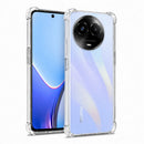 nPlusOne clear TPU back cover fitted on Realme 11X 5G