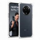 nPlusOne clear TPU back cover fitted on Realme 14 Pro 5G