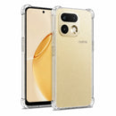 nPlusOne clear TPU back cover fitted on Realme 16 Pro 5G