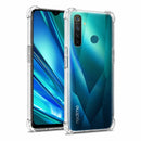 nPlusOne clear TPU back cover fitted on Realme 5 4G