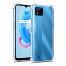nPlusOne clear TPU back cover fitted on Realme C20 4G