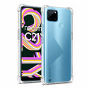 nPlusOne clear TPU back cover fitted on Realme C21Y 4G