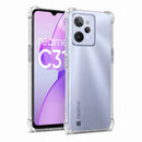 nPlusOne clear TPU back cover fitted on Realme C31 4G