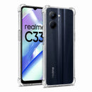 nPlusOne clear TPU back cover fitted on Realme C33 4G