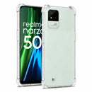 nPlusOne clear TPU back cover fitted on Realme Narzo 50i 4G
