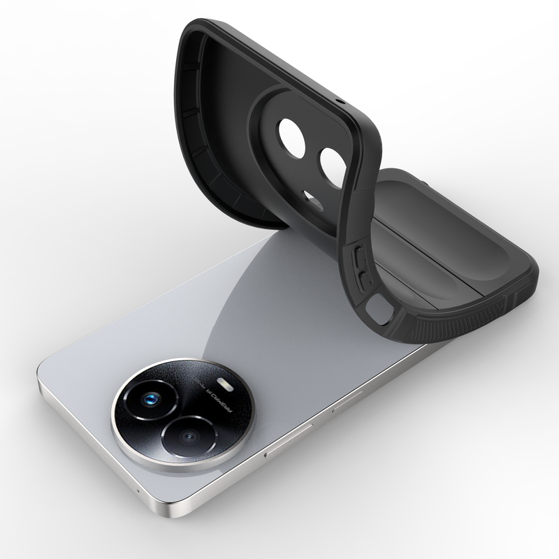 Shield Silicone - Mobile Case for Realme Narzo 60x 5G - 6.72 Inches - (INR 159 Only for prepaid orders)