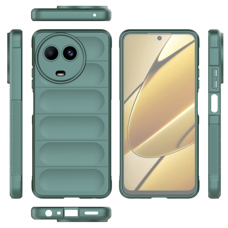 Shield Silicone - Mobile Case for Realme 11x 5G - 6.72 Inches - (INR 159 Only for prepaid orders)