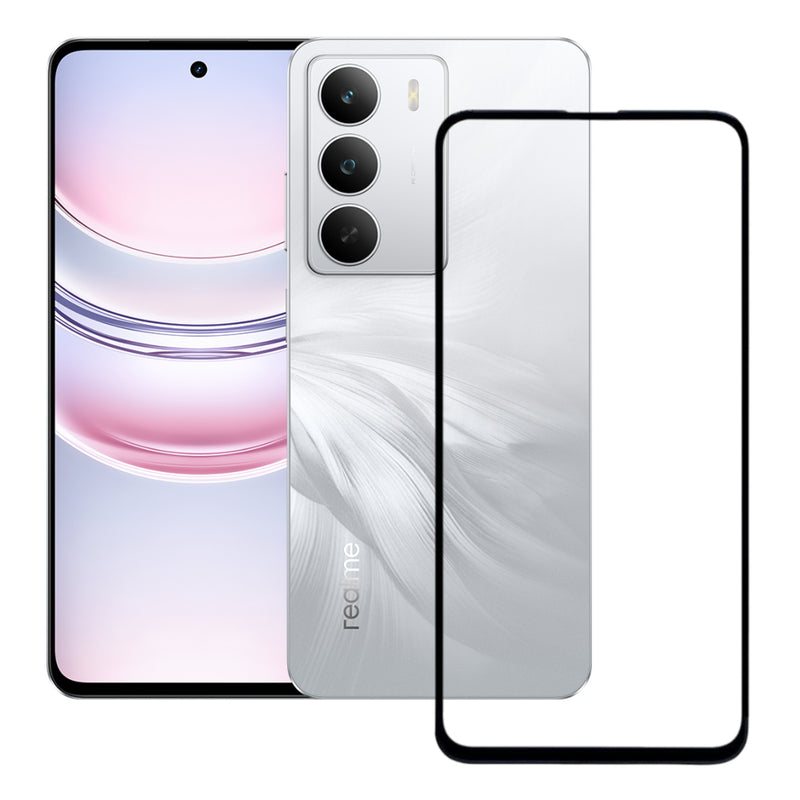 nPlusOne - 9H Tempered Glass for Realme C75 5G - 6.72 Inches