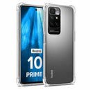 nPlusOne clear TPU back cover fitted on Redmi 10 Prime 4G